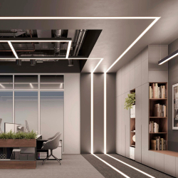 Профиль LINE-6070-3000 ANOD BLACK (Arlight, Алюминий) 047506