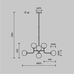 Подвесной светильник Maytoni MOD221-PL-08-N