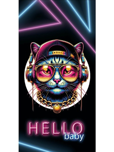 Конверт для денег DREAM CARDS "HELLO, BABY" КОТ В ОЧКАХ 164х85 мм,