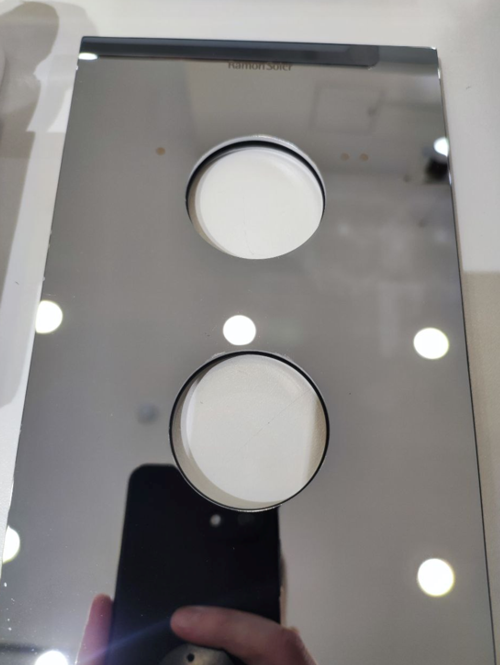 Встраиваемый смеситель для душа с тропическим и ручным душем BLAUTHERM 941502RPK225-40