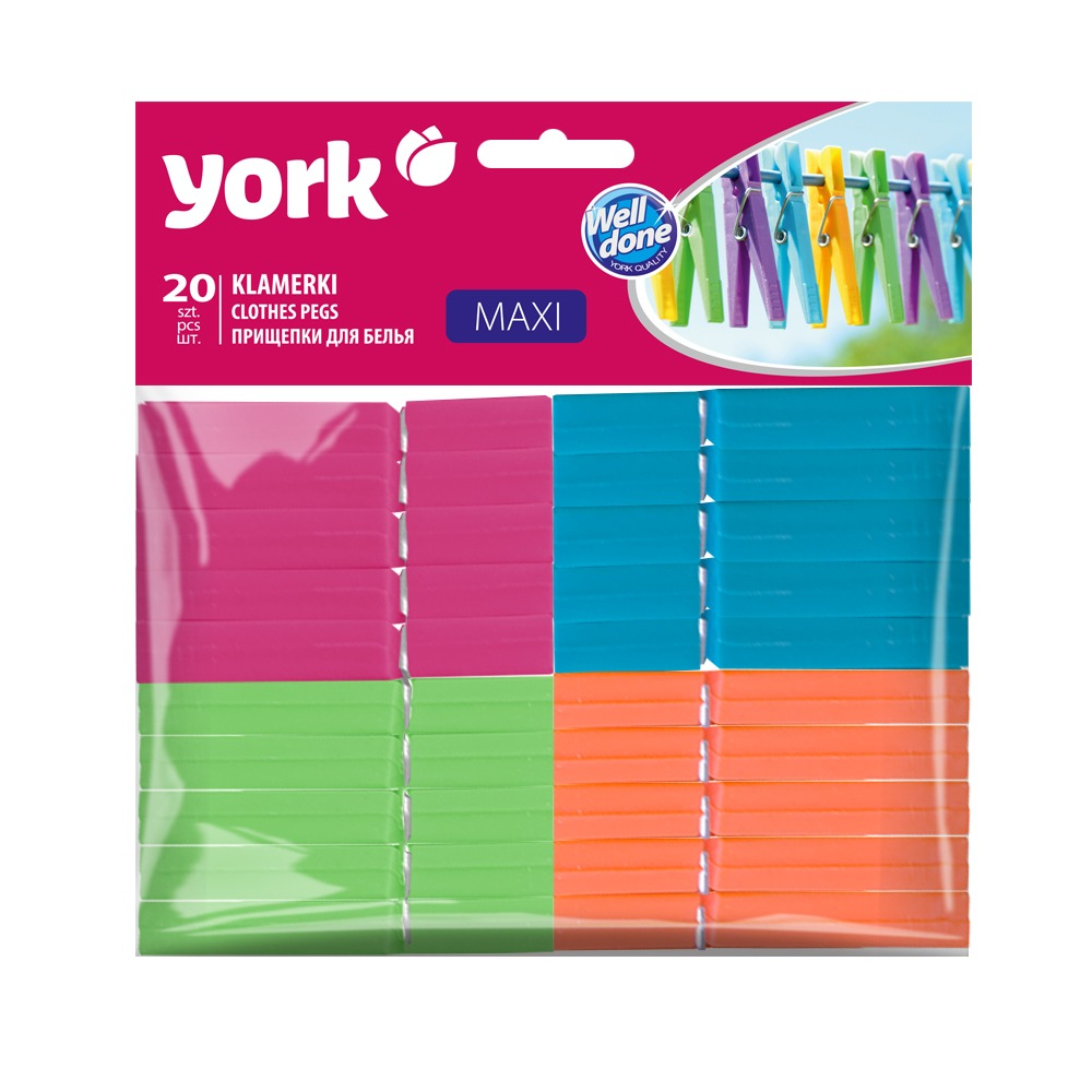 Прищепки для белья York Maxi 20 шт