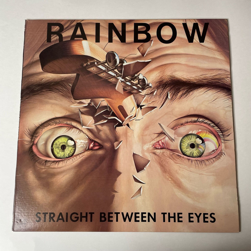 Винтажная виниловая пластинка LP Rainbow Straight Between The Eyes (USA 1982) Stone Cold