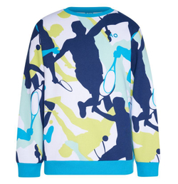 Куртка теннисная Australian Open Sweatshirt Player Camouflage - Multikolor