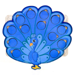 Весёлые кружочки павлин