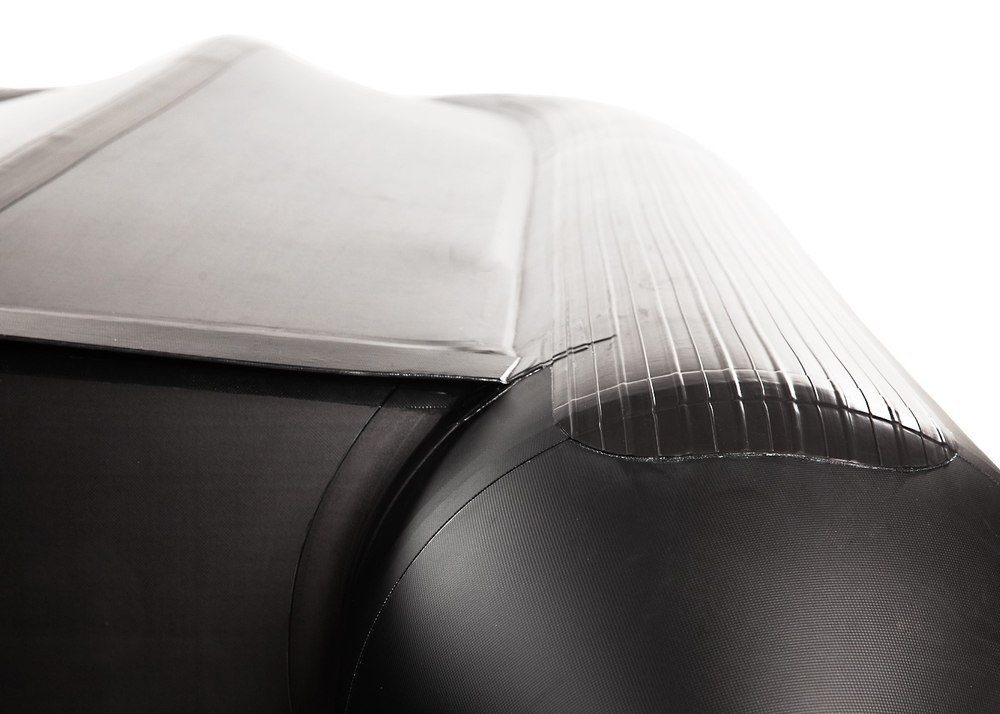 YACHTMAN-320 СК INTERCEPTER (Яхтман) зеленый-черный (лодка ПВХ под мотор с усилением)