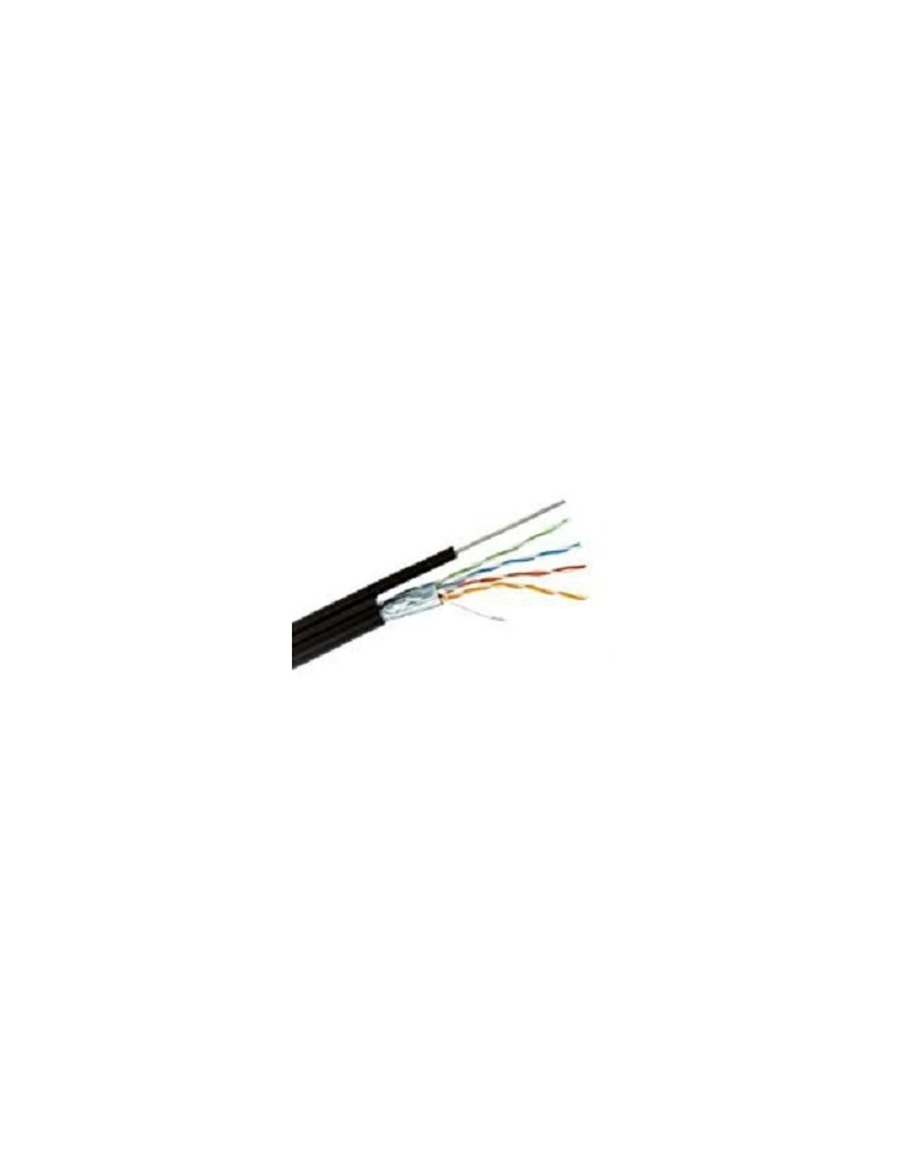 REXANT (01-0144) Кабель FTP CAT5e 4 пары (305м) 0.51 мм OUTDOOR + ТРОС*1