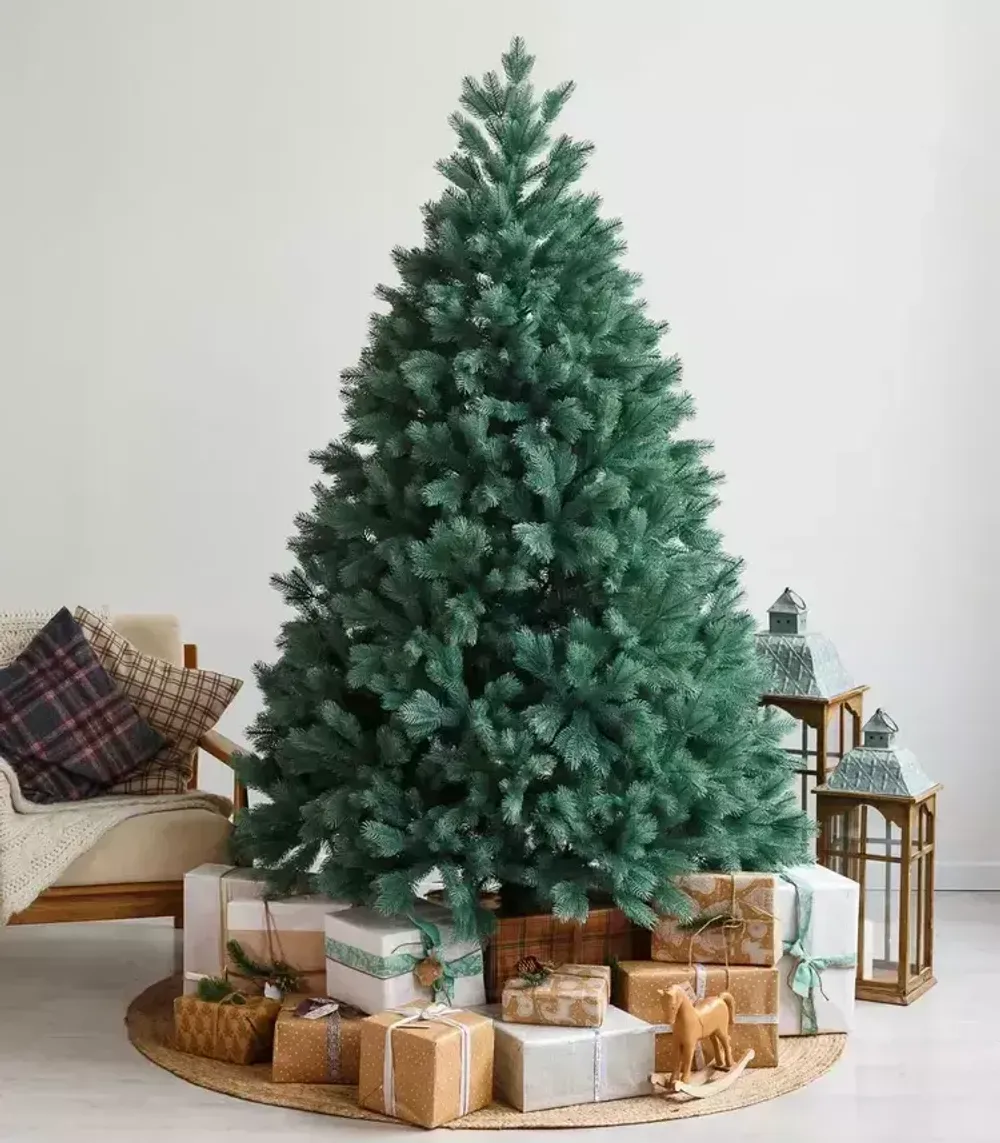 Ель голубая искусственная «Бордо» (Литая хвоя) 180 см / 1.8 м