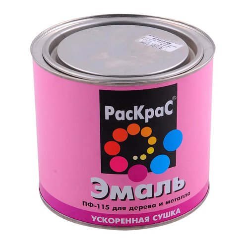ЭМАЛЬ РАСКРАС ПФ-115 УНИВЕРСАЛЬНЫЙ КРАСНЫЙ 2,8КГ