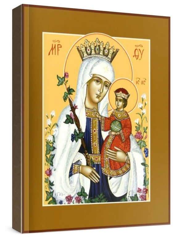 Неувядаемый Цвет (рукописная икона)