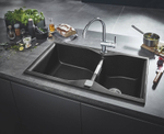 Кухонная мойка Grohe K700 90 31658AP0 Черный гранит