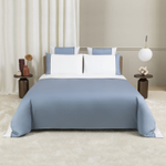 Постельное белье Frette Colour Block Dusty Azure/Milk (240 x 220 см)