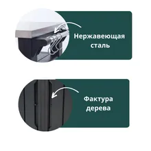 Столик для барбекю 105л графит, Ketter