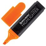 Выделитель текста 1-5мм, Brauberg Contract, оранжевый