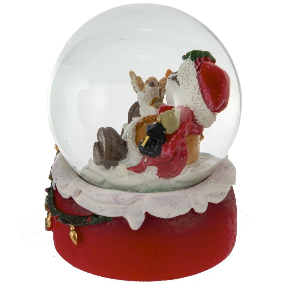 GAEM Фигурка декоративная "Снеговик" в стекл шаре, D 6.5 см, L6,5 W7 H8 см, 2в.