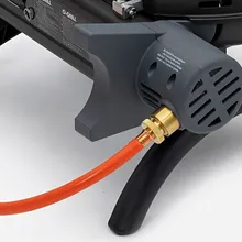 Портативный газовый гриль O-GRILL 500MT bicolor black-red + адаптер А, 1 горелка