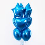 F Шар Звезда 18''/46 см, Синий (БГ-15)