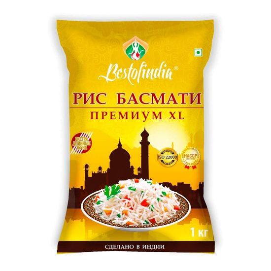 Рис Басмати Bestofindia Премиум XL 1кг