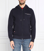 Худи tommy logo fur lined hoody Tommy Hilfiger - темно-синий(MW0MW27841)