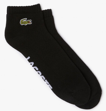 Теннисные носки Lacoste SPORT Branded Stretch Cotton Low-Cut Socks 1P - черный