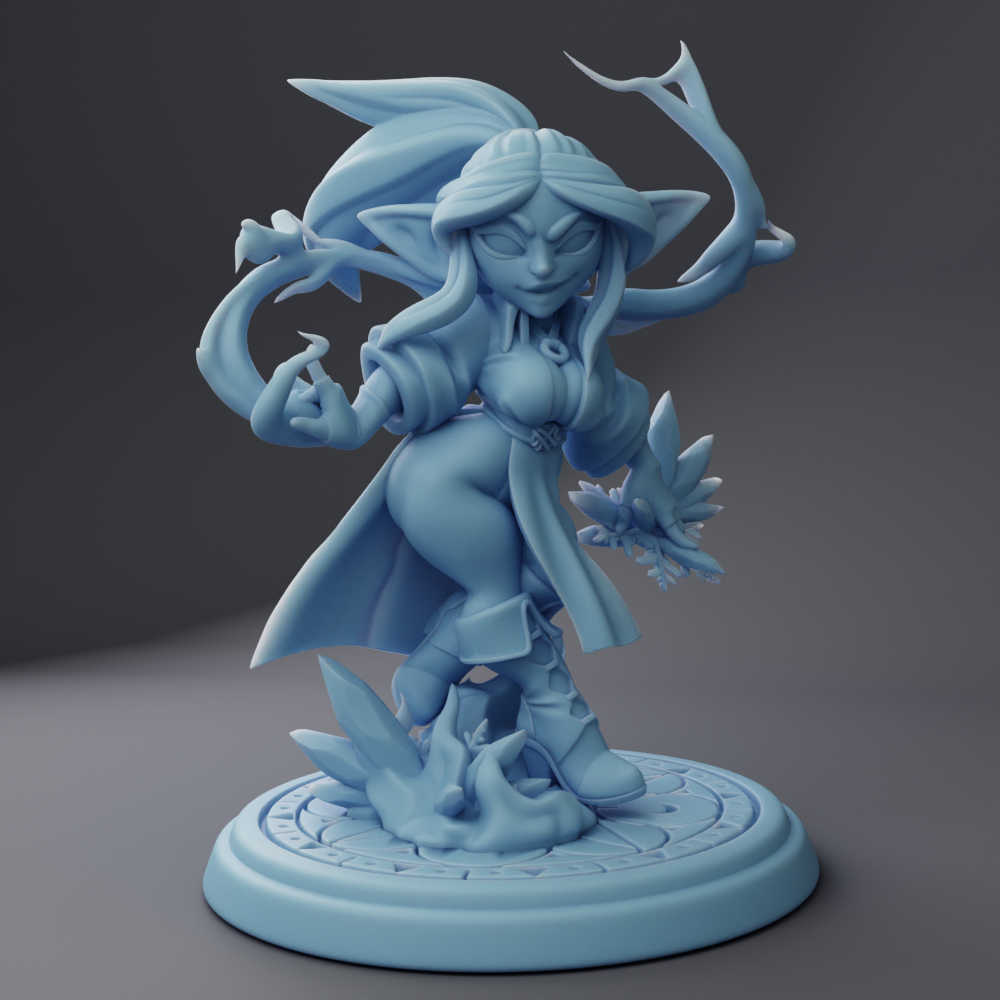 Миниатюры Девушки гоблины 32мм 75мм 100мм goblin girl