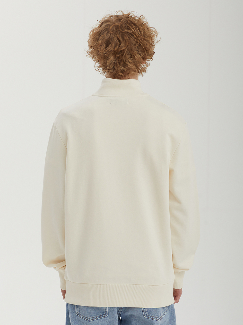 Мужская Толстовка (Half-zip) Embroidered Panel