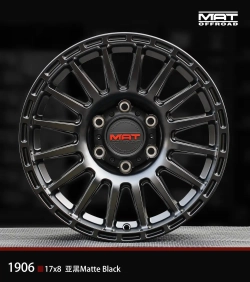 Диск колёсный литой MAT offroad 1906 R17 8,0 ЕТ15 Matte Black