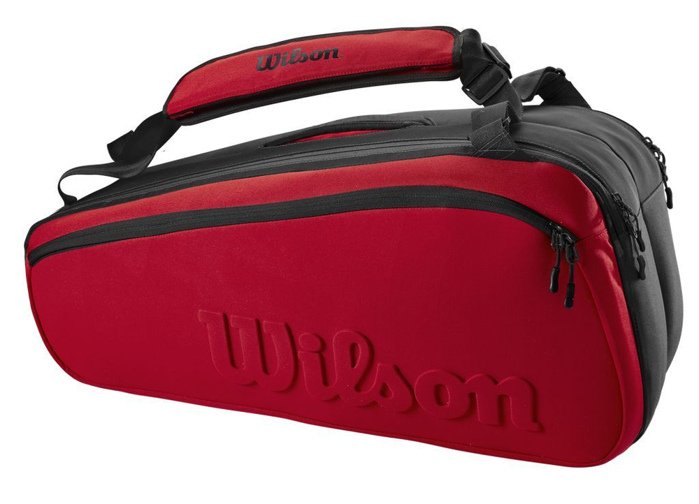 Теннисная сумка Wilson Super Tour 9 PK Clash V2.0 - Red