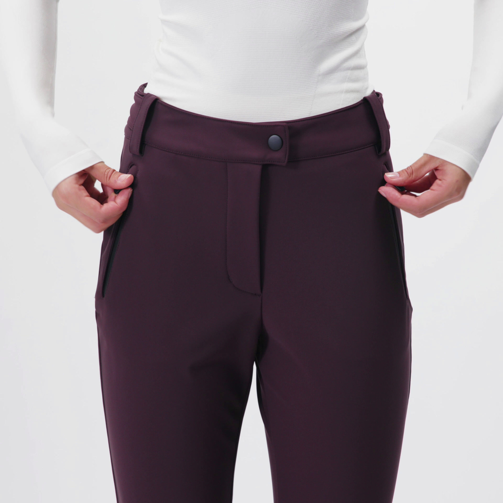 ZARA ВЕТРОЗАЩИТНЫЕ И ВОДОНЕПРОНИЦАЕМЫЕ БРЮКИ С ВЫСОКОЙ ПОСАДКОЙ, БОРДОВЫЙ