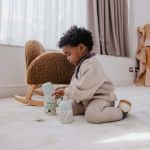 Бутылочка для кормления Suavinex Birdies 270 мл, голубая, 3 мес+