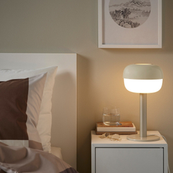 IKEA BLÅSVERK  (ИКЕА БЛÅСВЕРК)  -  Настольная лампа, бежевый, 36 см