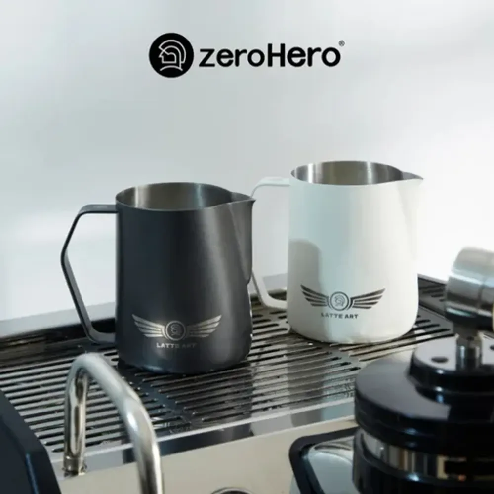 Питчер молочник 600 мл LATTE COLOR ART белый матовый d 9,2/7,9 см h11,2 см нерж. ZeroHero