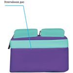 Рюкзак Berlingo Color blocks "Lilac mint" 39*28*17см, 2 отделения, 4 кармана, уплотненная спинка