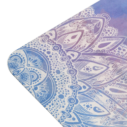 Тревел коврик для йоги Sky Mandala 185*68*0,1 см из микрофибры и каучука
