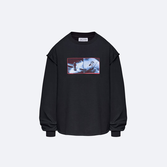 Лонгслив Called a Garment Pressure Double Layer (black)