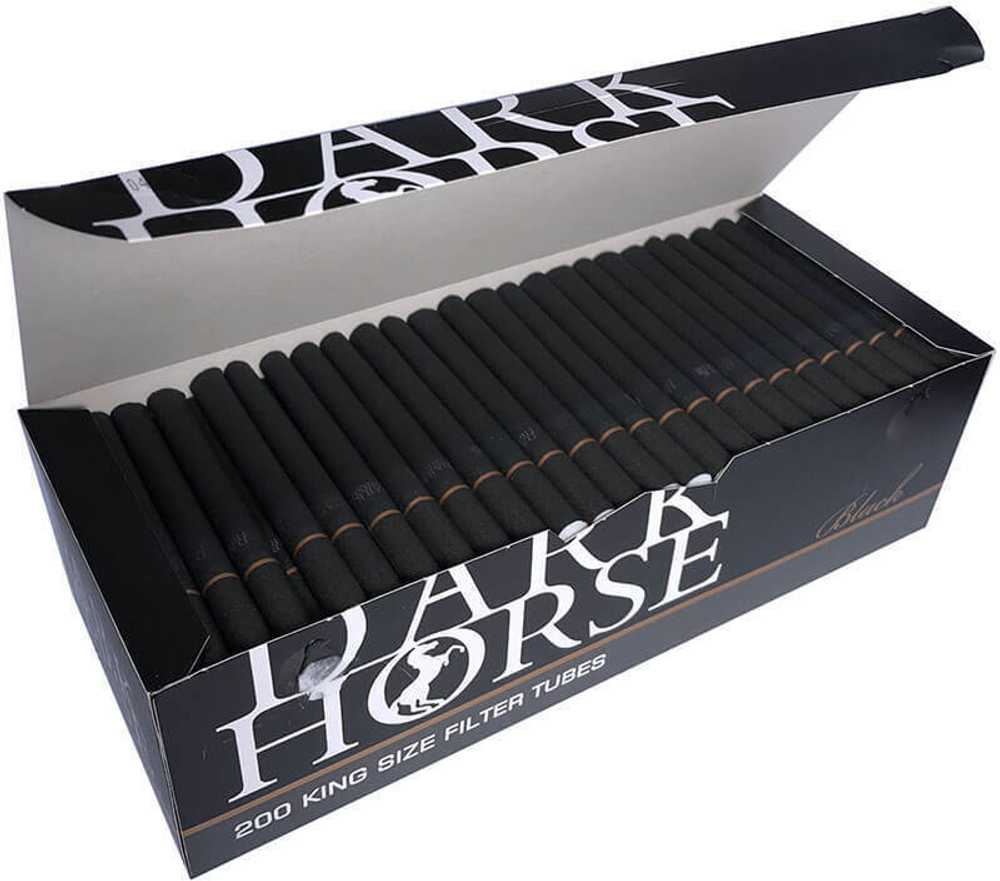 Гильзы для сигарет "Dark Horse" Black 10х200шт (Комплект)