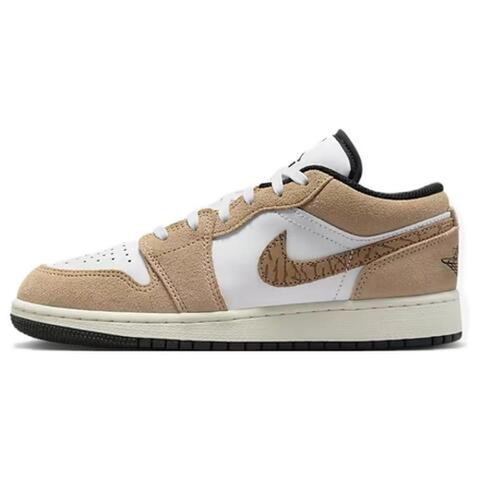 Кроссовки Air Jordan 1 Low SE GS Brown Elephant