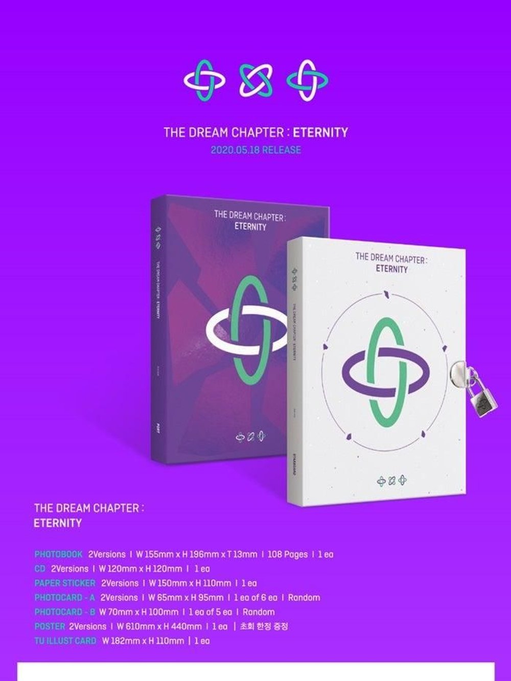 Альбом TXT - Dream Chapter:Eternity 2nd Mini Album RANDOM Version