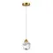 SL6114.203.01 Подвес ST-Luce Золотистый/Прозрачный LED 1*3W 3000K CASCATO