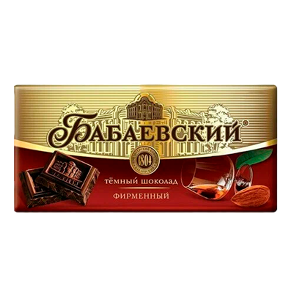 Шоколад Бабаевский Фирменный темный 90г