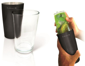 Шейкер 0,75 л. нерж. Boston со стекл. стаканом VB