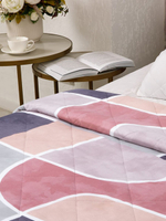 Покрывало на кровать, стеганое, поплин с размерами 215х220