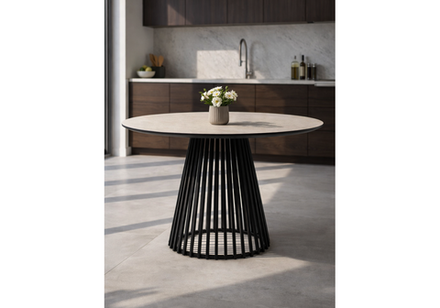 Керамический стол Woodville Нэнси 110 avenue grey sahara, черный