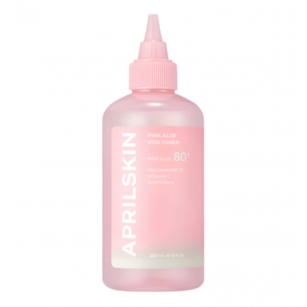 APRILSKIN Увлажняющий тонер для лица с экстрактом розового алоэ Pink Aloe Vita Toner (250 мл)