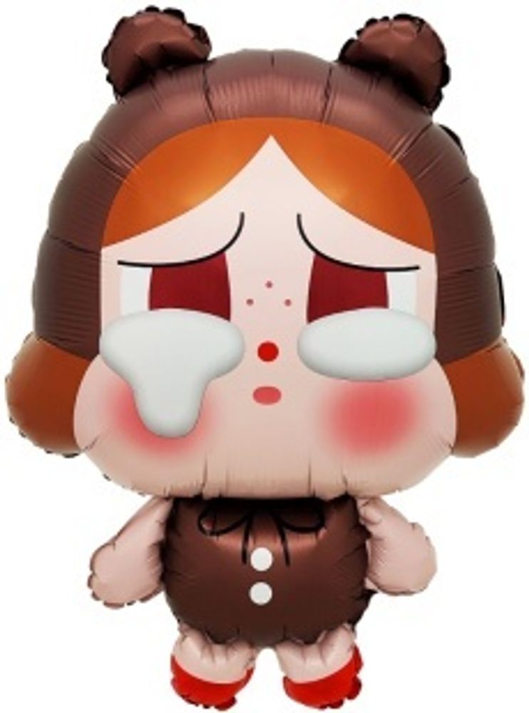 Шар (28''/71 см) Фигура, Кукла Плакса, Медвежонок, 1 шт.