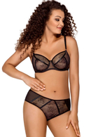 Бюстгальтер на косточках с мягкими чашками plus size (Размер: 95H) (Цвет: черный)