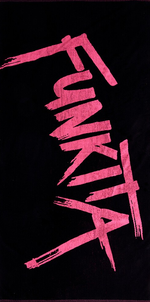 Хлопковое полотенце FUNKITA Tagged Black