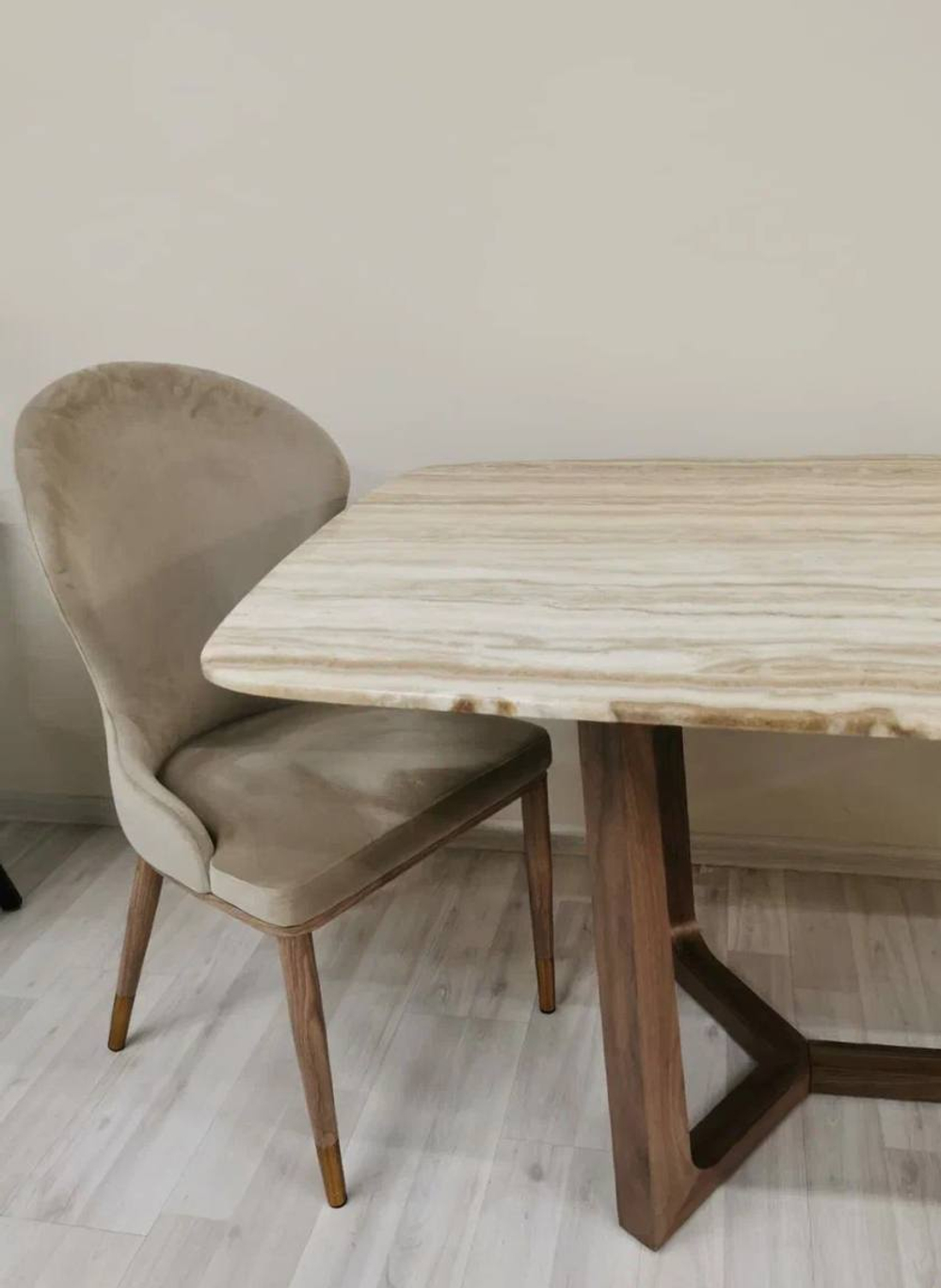 Стул обеденный Ist Casa Констанция, бежевый, орех