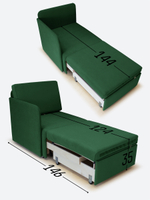 Кресло-кровать "Миник" с правым подлокотником, под правую руку