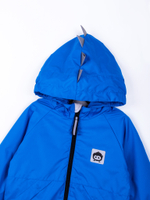 Куртка на флисовой подкладке "Дино" голубой