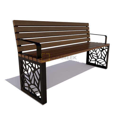 Садово-парковая скамейка «Севастополь» (0,6 м термобереза,30х60)